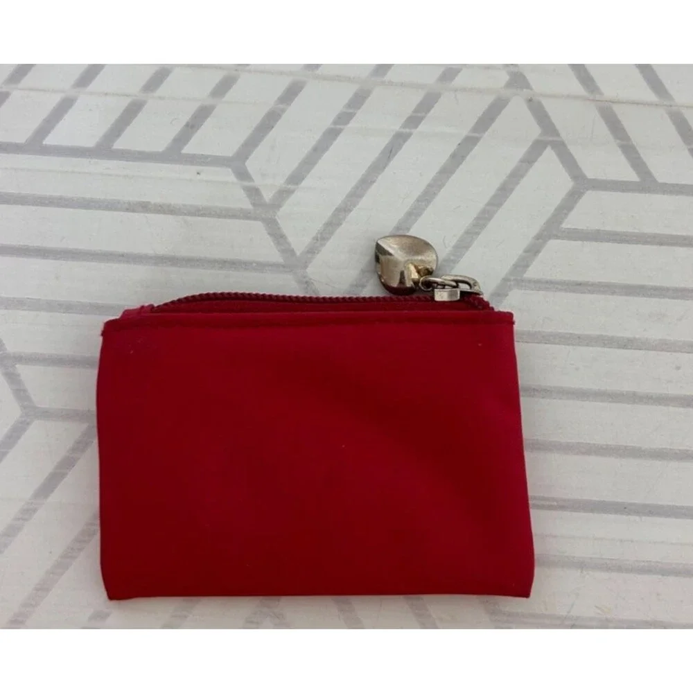 Vintage Polo Jeans Small Purse Coin Pouch Keychain Red Ralph Lauren‎ RL